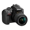 Appareil photo reflex Nikon D3400 Kit (AF-P 18-55 VR) noir - 24.2MP - Full HD 1080p - Bluetooth-0