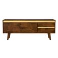 Vidaxl Bois Meuble Tv Etagere Armoire Bas Armoire Hifi Mobilier Tv