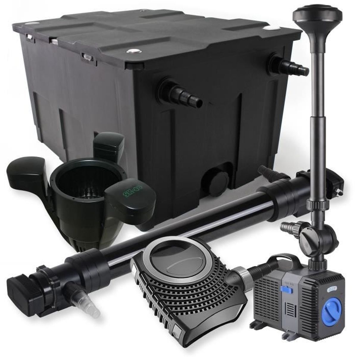 SunSun Kit de filtration de bassin 60000l 72W UVC Stérilisateur