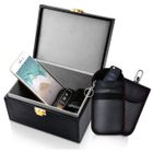 MARSEE Boîte Anti RFID & Lot de 2 Etuis Anti RFID Clé Voiture Portable, Pochettes Faraday pour Clés, Boîte Antivol de Blocage de Signal