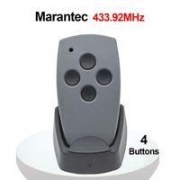 Marantec Digital 302 304 313 Comfort 220 250 252 433.92MHz Télécommande de porte de garage 433MHz,code partenaire- 4 Buttons[A]