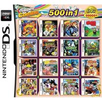 500 Jeux en 1 NDS Jeu Lot Carte Super Combo Cartouche pour DS 2DS New 3DS XL 