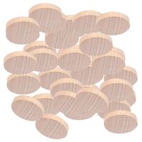 Drfeify jetons vierges 100pcs disques de bois vierges artisanat en bois bricolage décoration fabricant accessoires faits à la main
