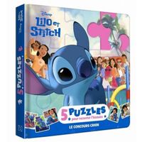 5 puzzles pour raconter l'histoire Lilo et Stitch
