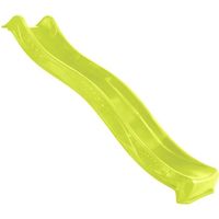 SOULET - Toboggan en pastique - Glissière de toboggan pastique vert - Double vague d'une longueur de 2,20m pour enfant de 3 à 12