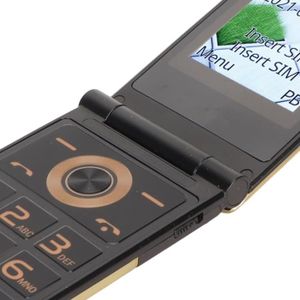 MOBILE SENIOR Téléphone à clapet 4G Senior avec boutons larges e
