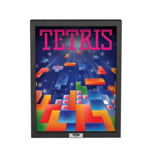 CADRE PHOTO Rétrogaming-Pixel Frames - Tetris - 23x23 cm - Fre