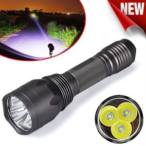 Lampe Torche Lumineuse 8000lm 3x Xml T6 Led 5mode 18650 Ne704