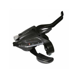 Levier//manette vtt 3x8v noir alu pour frein v-brake compatible shimano 2016