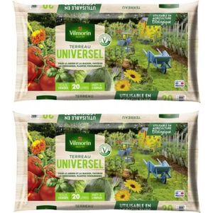 Holtaz Terreau Universel pour Les Pots Légumes Fleurs Plantes du Jardin  Potager - avec Engrais Organique et Mélange de Micronut82 - Cdiscount Jardin