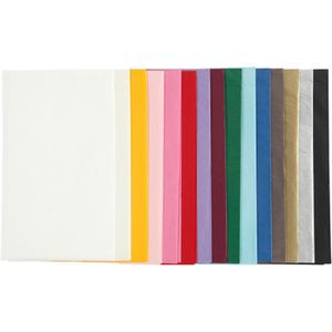 Paquet de 500 feuilles de papier de soie 16 x 16 cm couleurs assorties -  prix pas cher chez iOBURO- prix pas cher chez iOBURO