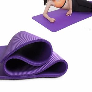 Tapis de yoga Large épais antidérapants avec support Sangle Exercice Pilates Gym Travail Tapis 