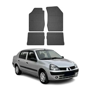 J&J AUTOMOTIVE Tapis De Sol Velours Noir Sur Mesure Clio 3 / Modus 2005-2012
