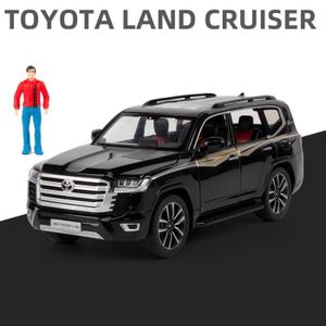 ACCESSOIRES HOVERBOARD Voiture modèle en alliage Toyota LAND CRUISER LC300 SUV 1:24 - Noir - Jouet pour enfants