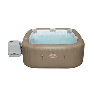 SPA COMPLET - KIT SPA BESTWAY Spa gonflable carré Lay-Z-Spa® Palma Hydro
