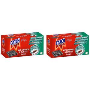 Lot De 3 Boîtes De 6 Pièges à Cafards CATCH - Neuf, Emballage D'origine