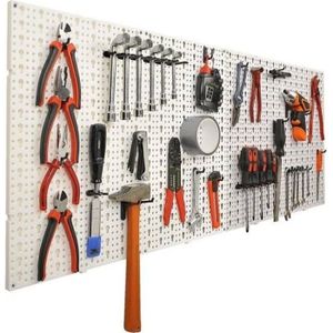 BOITE A OUTILS Panneaux muraux de rangement pour outils + crochet