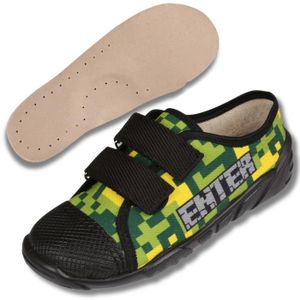 BASKET 9 Chaussons/chaussures de sport pour garçons verts
