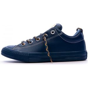 Converse cuir bleu marine clearance