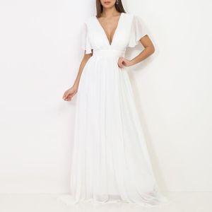 Robe cocktail hotsell blanche longue