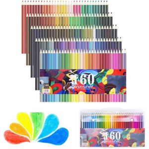 Lot de 240 crayons de couleur professionnels avec noyau souple aux couleurs  vives, idéal pour le dessin, l'esquisse, l'ombrag[O13] - Cdiscount  Beaux-Arts et Loisirs créatifs
