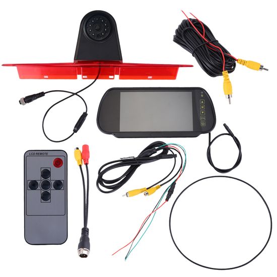 Kit Caméra De Recul Avec écran 7" Pour Fiat Scudo/Citroën Jumpy (2007-2016) - IP68
