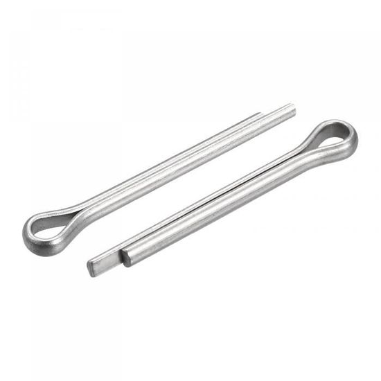 sourcing map 1.2mm x 120mm (4.7 Pouce) Acier Z Tirer/Pousser Tiges