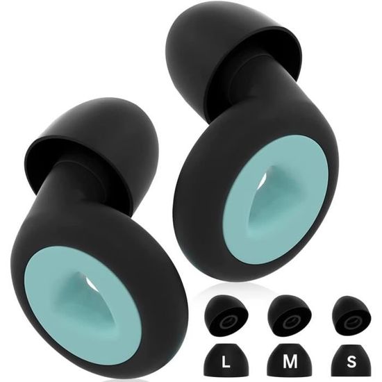 6 Paires De Bouchons D'oreilles En éponge Pour Dormir - Couleurs Assorties - Neufs - Idéal Pour Le Bruit