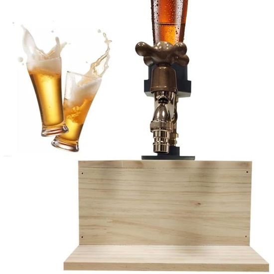 Distributeur de bois de whisky Fête des pères Alcool-whisky Distributeur de  bois Forme de robinet pour le dîner de fête