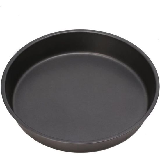 Ohulelks - Moule à Pizza Rond 11 Pouces - Acier Antiadhésif - Pour Four - Plateau Profond