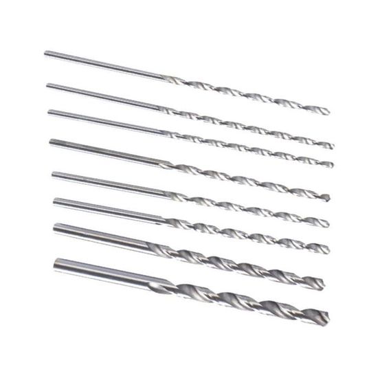 Lot 4 Forets Hélicoïdaux Carbure 3 Mm – Pour Acier Trempé, Inox, Titane – Tige Droite 100 Mm – Perçage Métaux Durs