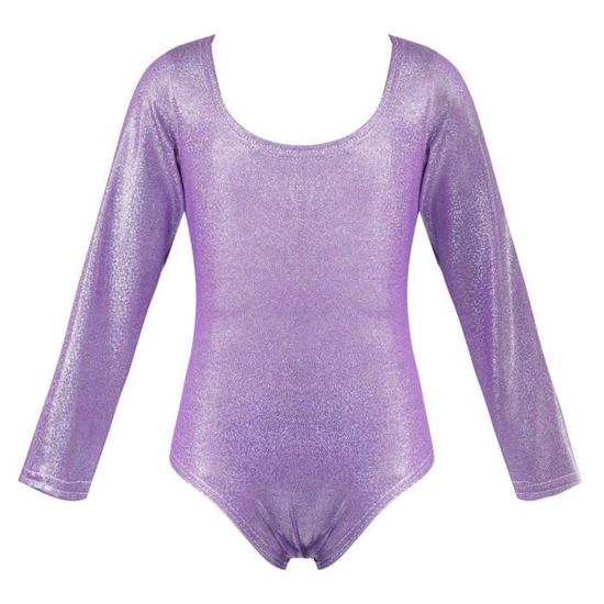 Hedmy Justaucorps Académique Gymnastique Sans Manche Enfant Fille Strass Combinaison Ballet Moderne Costume Spectacle Bleu Marine 5-6 ans