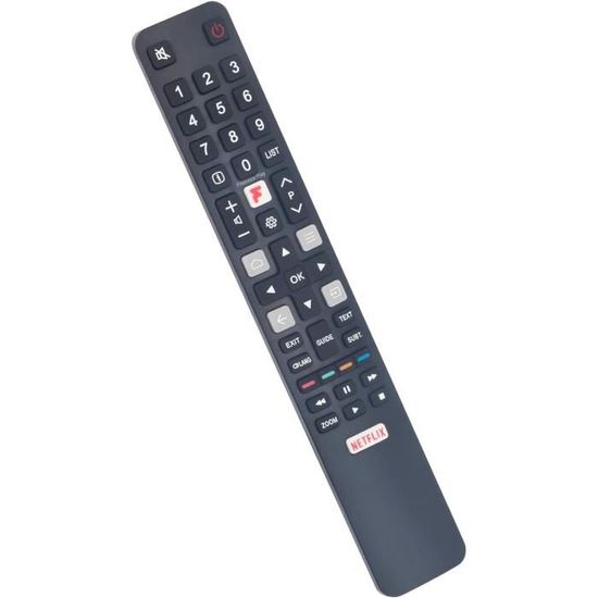 Telecomando Di Ricambio RC802N Per TV TCL – Sostituto Per YUI5 Sub, RC802NU1, RC802N4, Adatto A Serie Ultra Slim 4K Android TV C71K, C725K, P715K, P73K – IR Con Batterie Non Incluse
