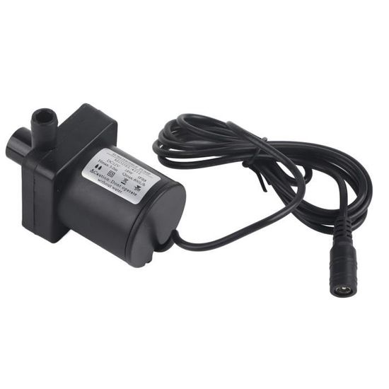 Mini Pompe Submersible 12V – Pompe DC Sans Balais, Débit 280 L/h, Hauteur 2,3 M – Pour Aquariums, Fontaines, Petits Systèmes D’eau - 7