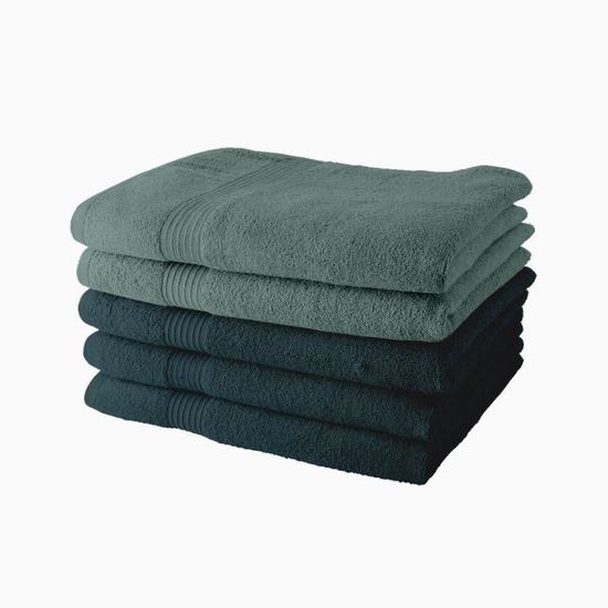 Lot De 2 Grands Draps De Bain 100% Coton Égyptien - 75x150cm, 500g/m², Marron Chocolat - Ultra Absorbants & Séchage Rapide