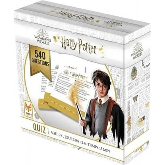 Jeu de société - TOPI GAMES - Harry Potter Quizz 540 - 540 questions - 6 niveaux de difficulté - 2 à 6 joueurs