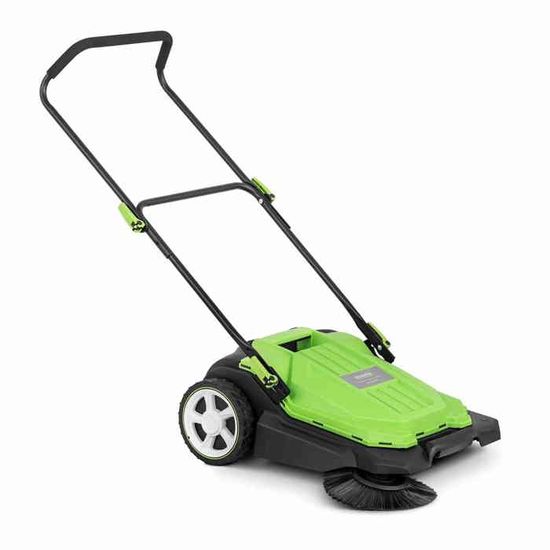 DiBo Handkehrmaschine 550 M2B – Arbeitsbreite 55 Cm, Manueller Antrieb, 25-Liter-Schmutzbehälter