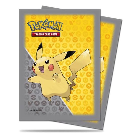 Protèges cartes Pikachu 2019 - ULTRA PRO - 65 pièces - Pokemon XY - Jaune -  Enfant - Cdiscount Jeux - Jouets