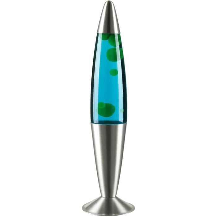 Lampe &agrave; Lave Vert Magma Fus&eacute;e Vintage Ann&eacute;e 70 Ampoule De Rechange Stra&szlig;e Tech