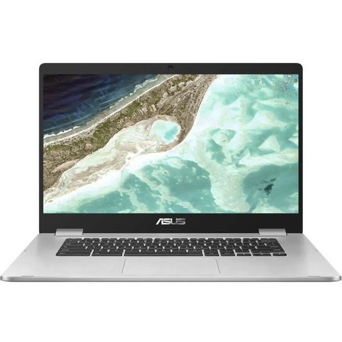 Asus Chromebook C523NA A20071 PC Portable Tactile 15- FHD gris Intel Celeron RAM 8 Go EMMC 64