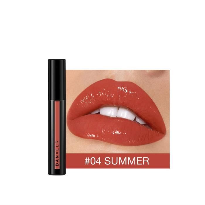 Rouge à lèvres mat imperméable longue durée Coloration brillant à lèvres hydratant 8 Colora1359