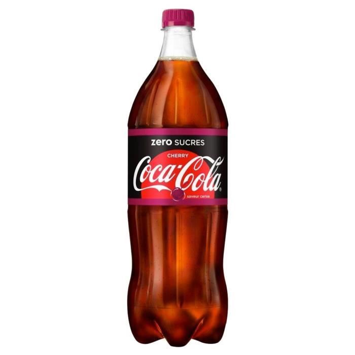 Coca-Cola Cherry Zero 1,25L (lot de 12)