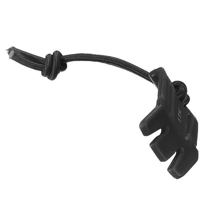 Militaire cordon élastique Boucle Rouleau clip Sangles Randonnée NOIR SA59215