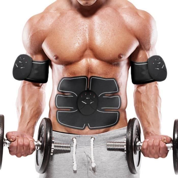 Corps d\'entraînement musculaire intelligent EMS amincissant bâtiment Pièce Corps Shaper Massager sans fil (# 4)