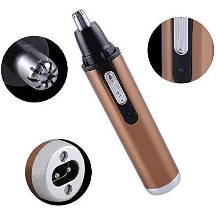 Professionnel Rasoir Electrique Tondeuse Lavable Pour Nez Oreille Moustache Rasoir à Barbe Sans Fil