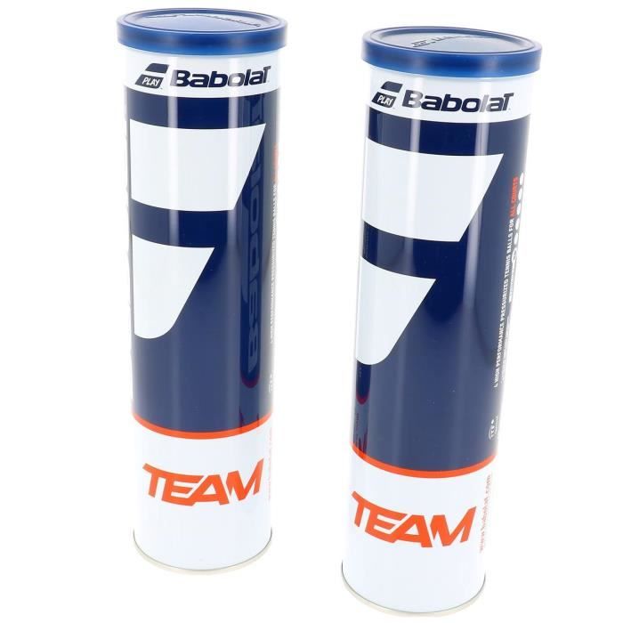 Balles de tennis Bipack team jne - Babolat UNI Jaune