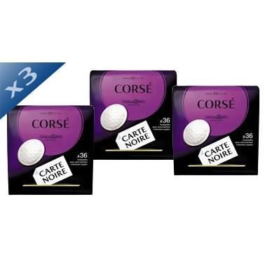 Carte Noire Dosettes de café moulu Corsé