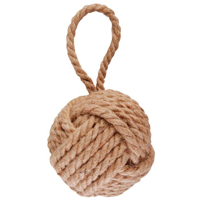 Cale-porte carré en cordage 15x16cm