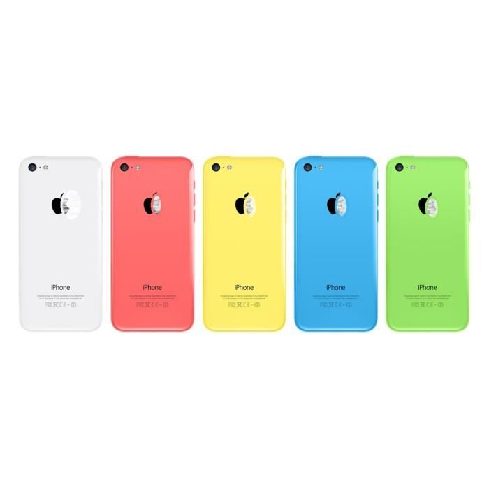Châssis Coque Façade arrière pour Iphone 5C Blanc