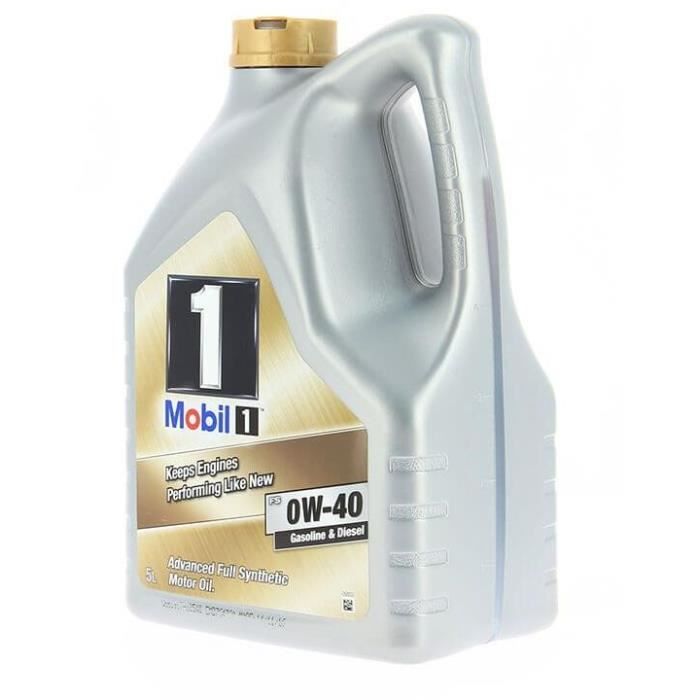 MOBIL 1 Huile moteur synthétique - 0W-40 FS - 5 L